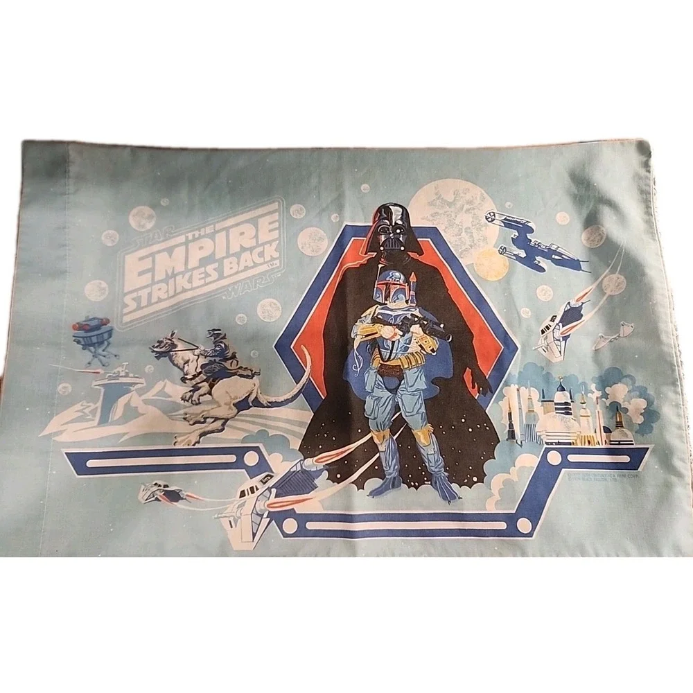 Vintage 70s Star Wars The Empire Strikes‎ Back USA Complete Sheets Set Twin Size